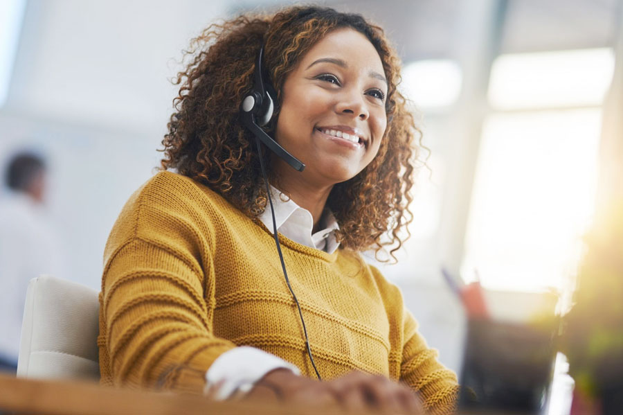 Women in a call center